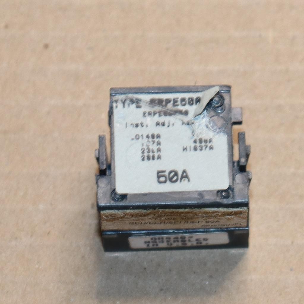 GE SRPE60A50 Rating Plug 50A SRPE60 50 Amp Frame SEDA SEHA SELA SEPA