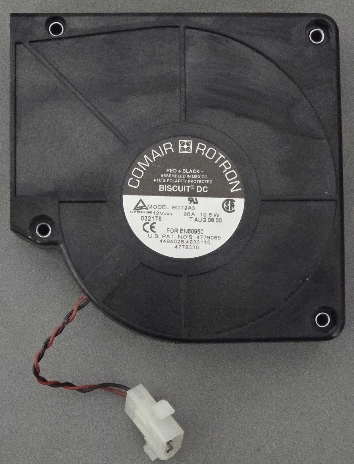 Comair Rotron BD12A3 Brushless DC Blower Fan Pre-Owned #2