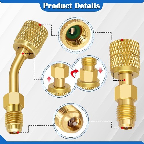 Mini Split Adapter Kit, Adapter kit, Swivel Adapters, Vacuum Pump Adapters with