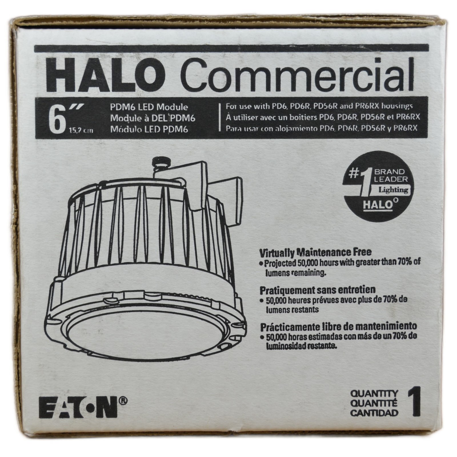 Halo PDM6B930 Commercial 6″ LED Downlight PD6 Light Engine 3000K 90 CRI