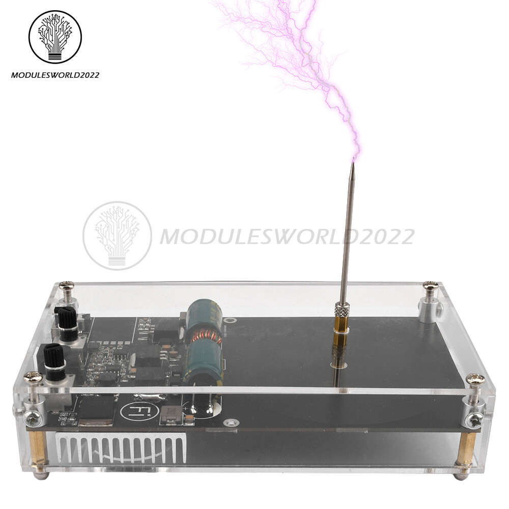 AC100-240V 50-60Hz Mini Bluetooth Music Tesla Coil Arc Plasma Loudspeaker