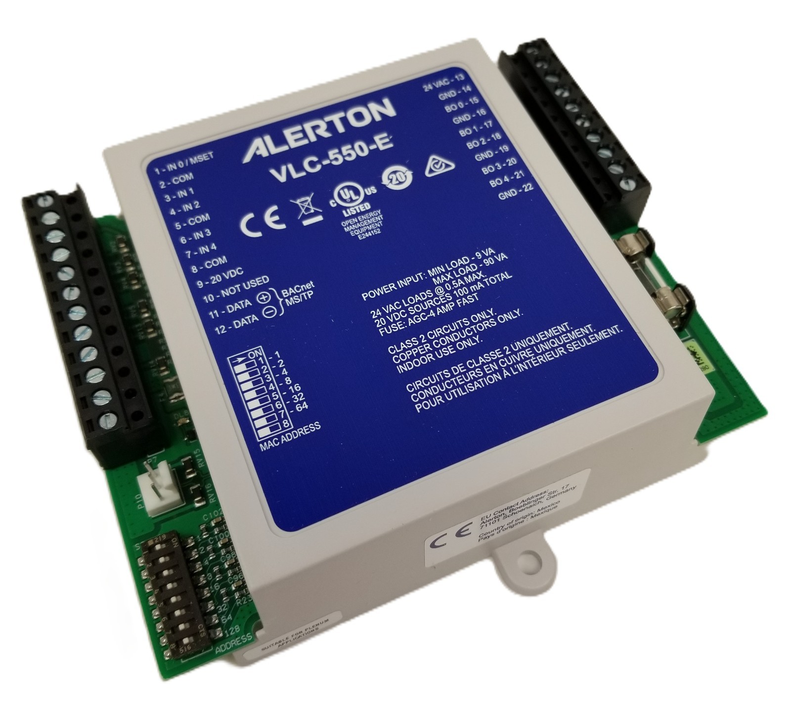 Alerton VLC-550-E Field Controller 5 Ten Bit Input 5 Binary Output NEW