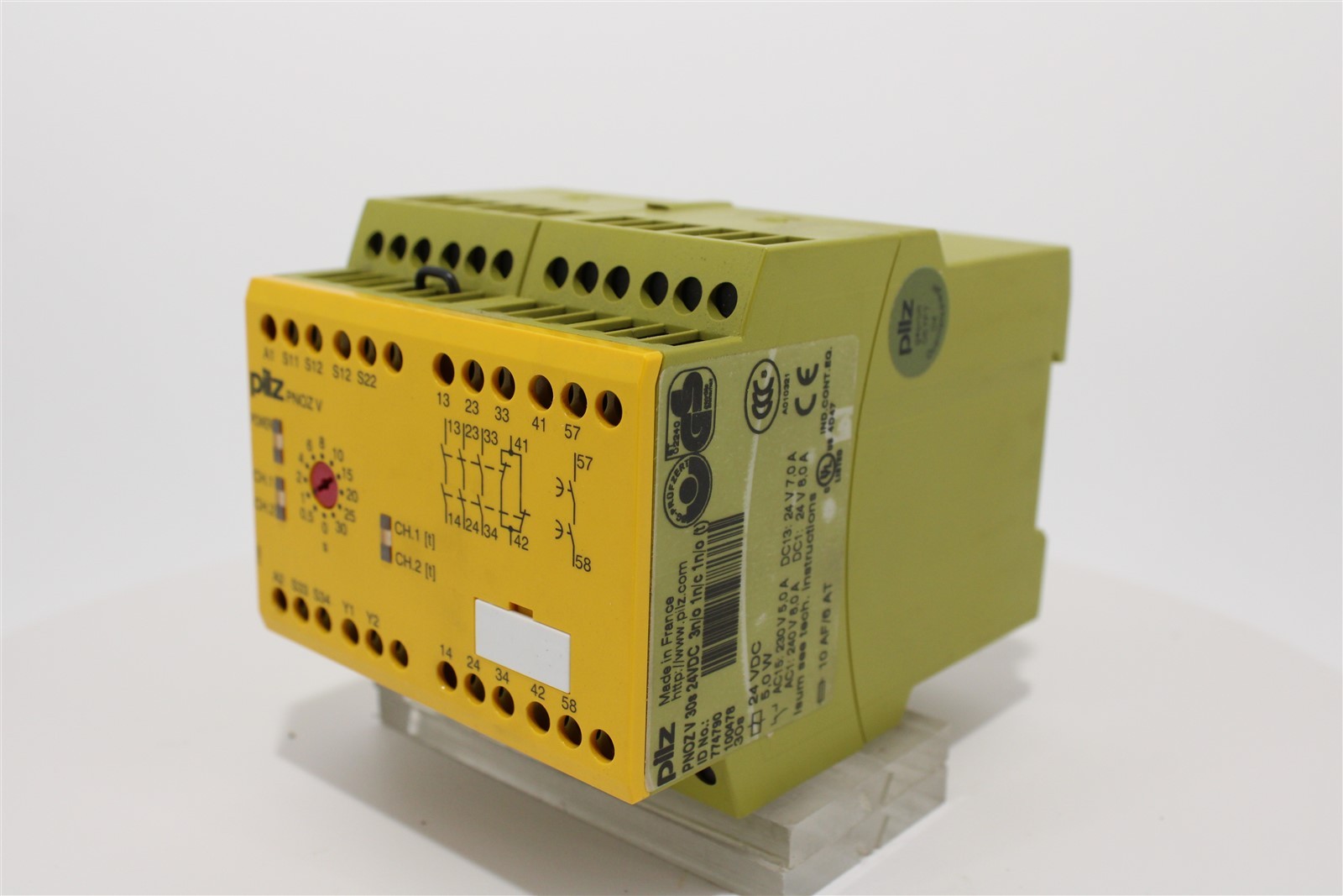 Pilz 774790 PNOZ V PNOZ X Safety Relay | 24V DC | 3NO 1NC 1NO Delayed