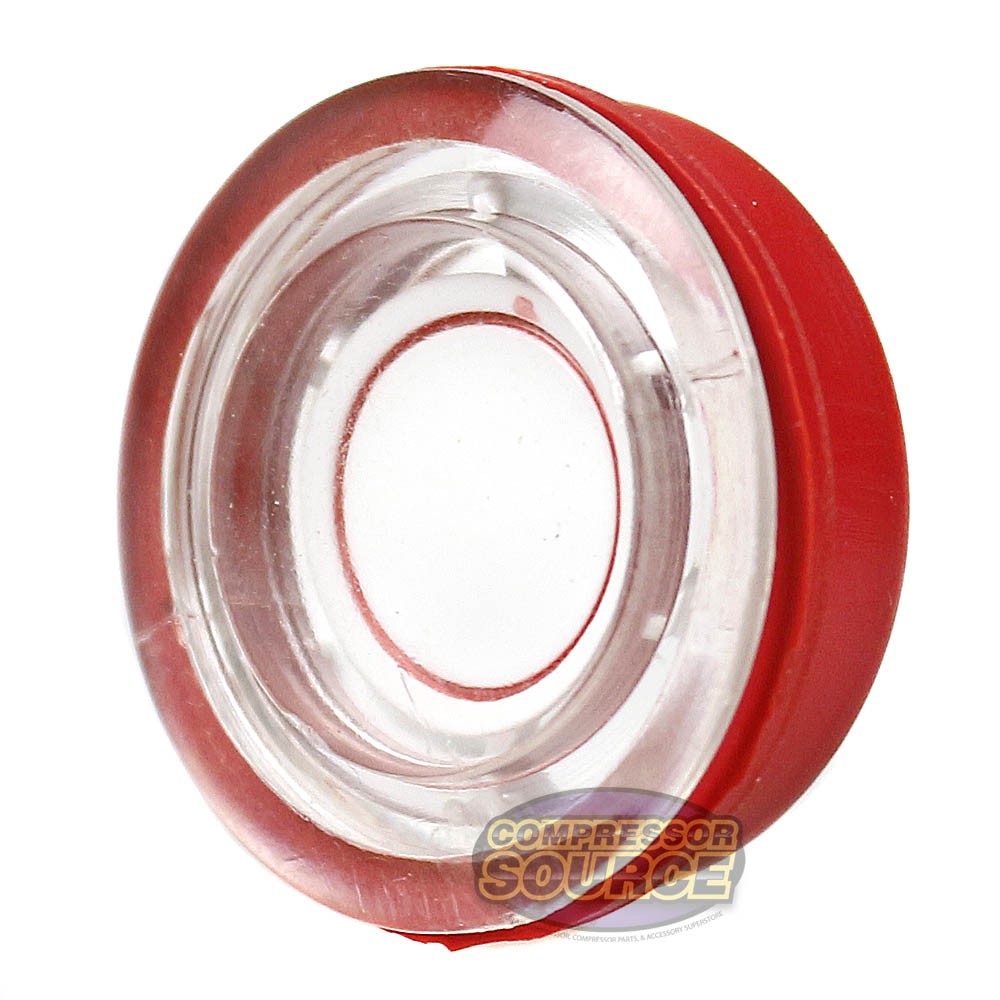 Curtis Oil Level Sight Glass and Round Gauge Seal Cover Compressor Replacement