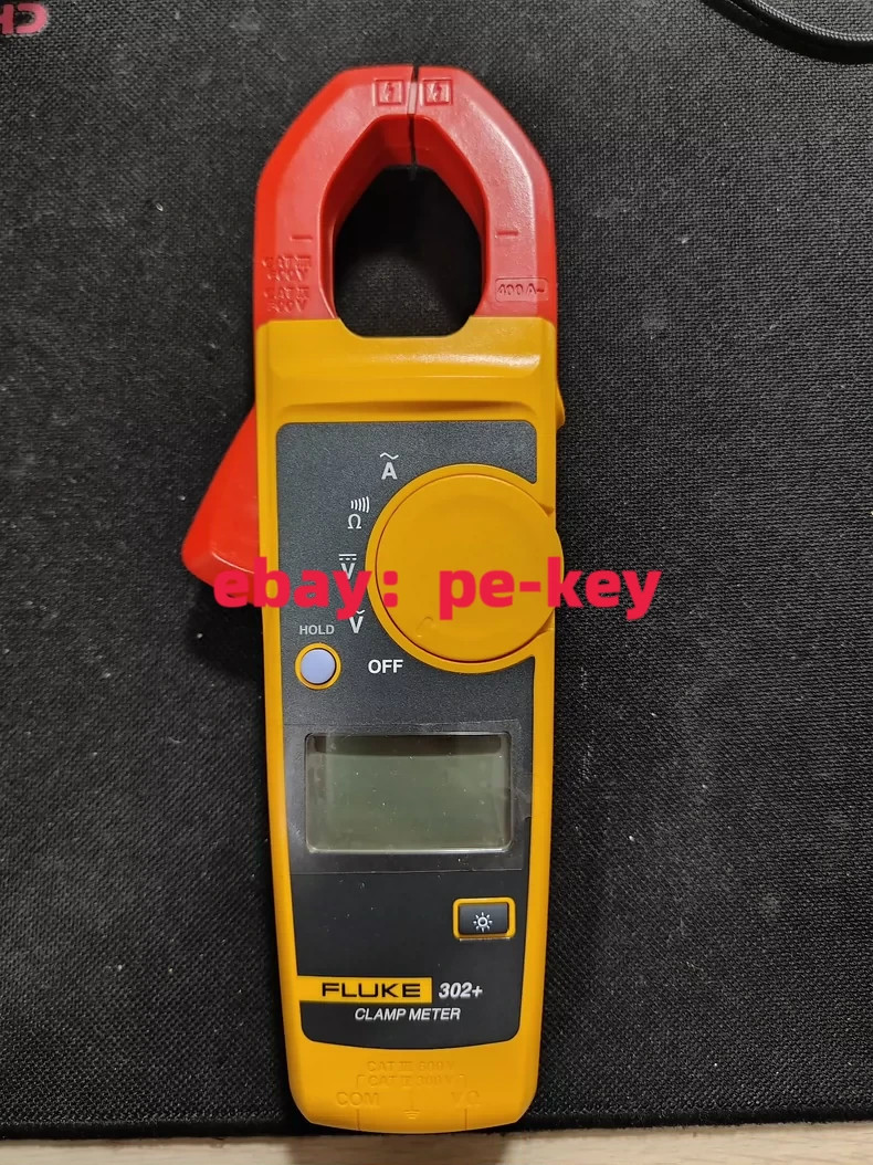 FLUKE-302 Clamp Meter AC400A Digital Multimeter Tester/pe