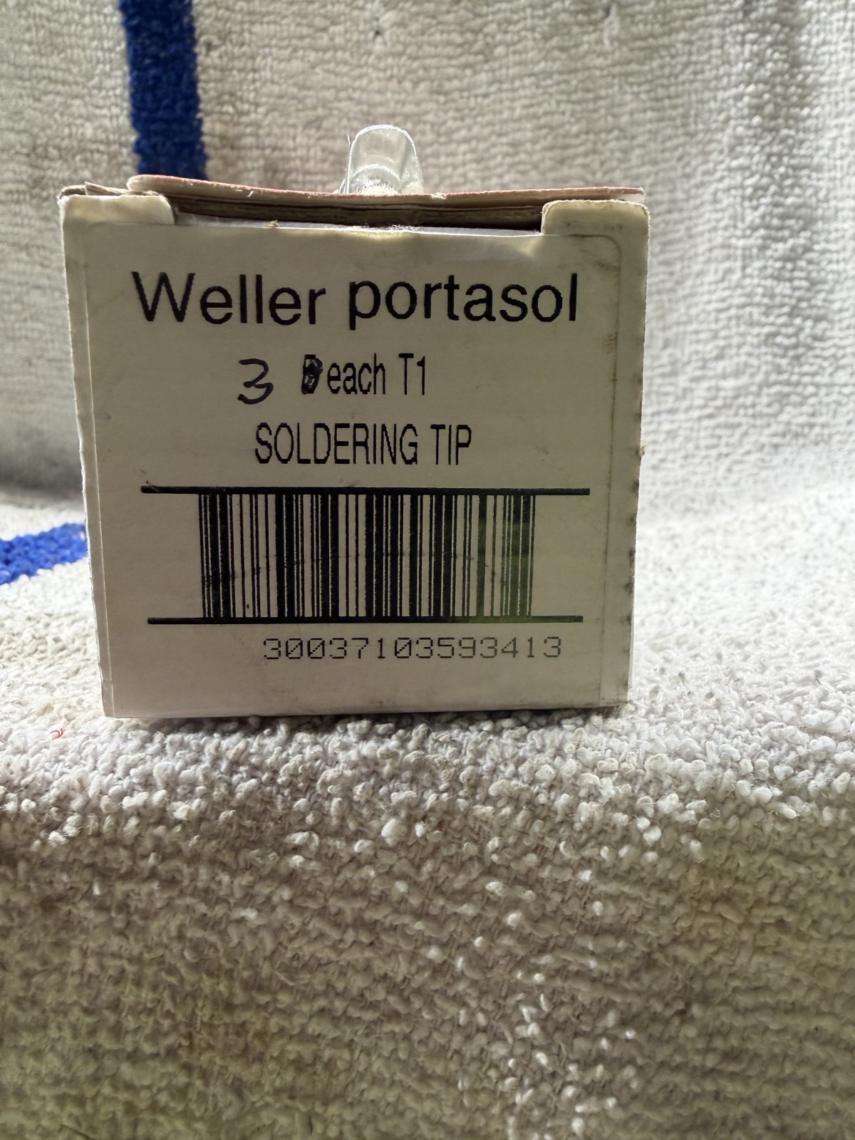 (1) Box of (3) Weller Portasol Brand New T1 Soldering Tips