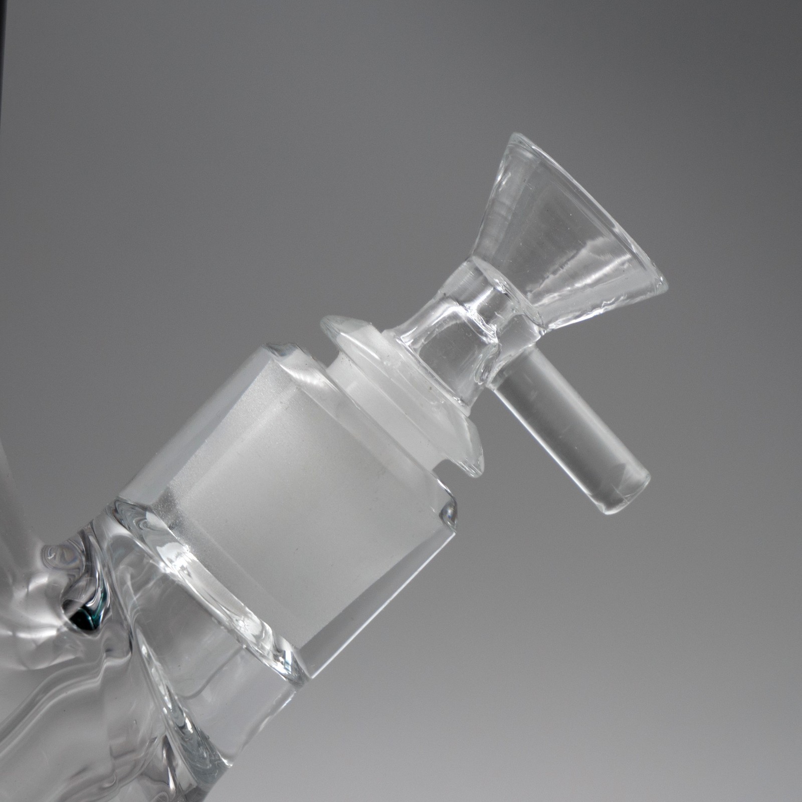 9MM THICK Wall 10 INCH Bong Pipe Clear Glass 50mm Beaker Hookah USA