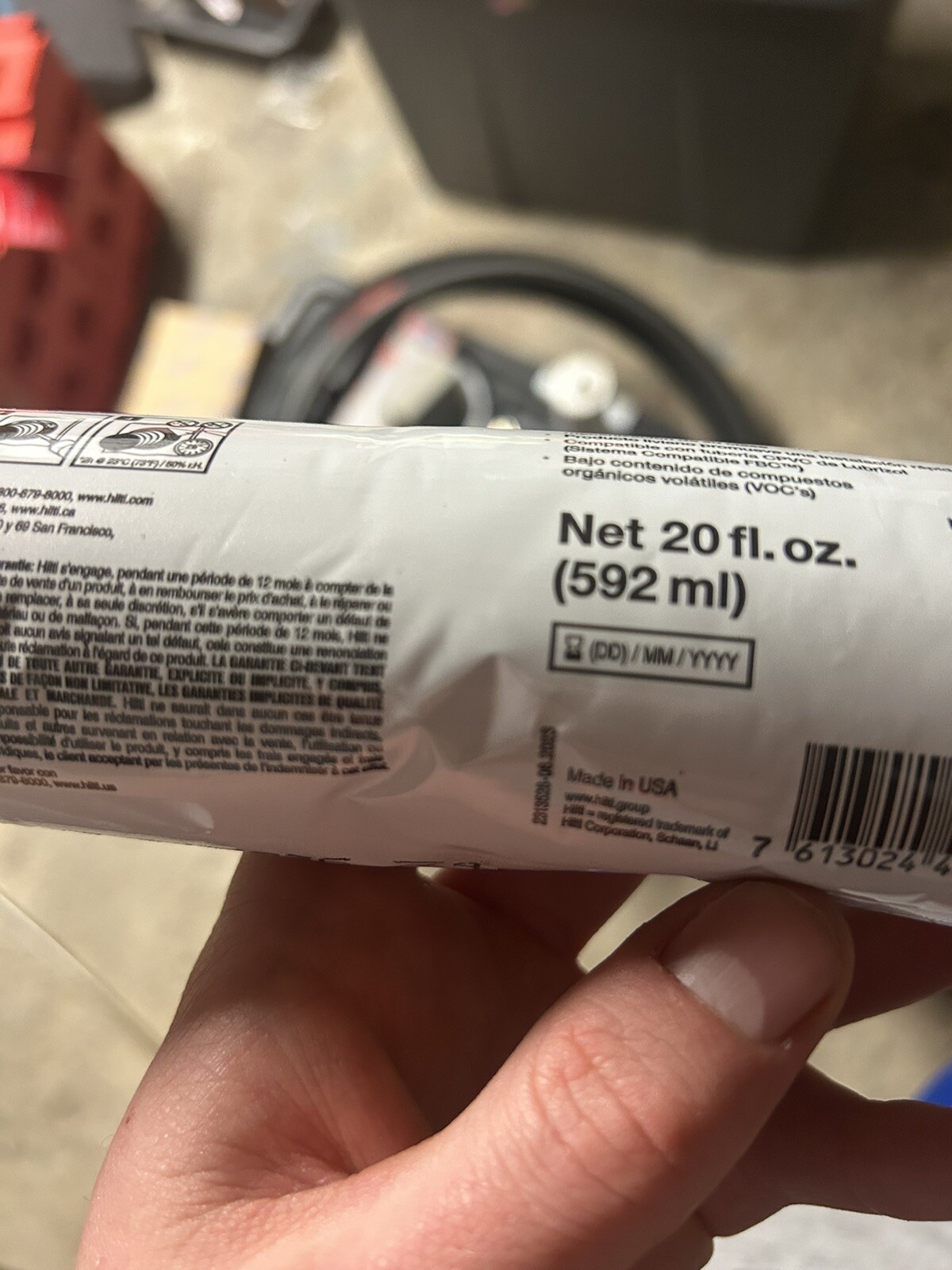 Hilti CS-S SA Light Smoke And Acoustic LightWeight Sealant 20oz Tubes LOT OF 16