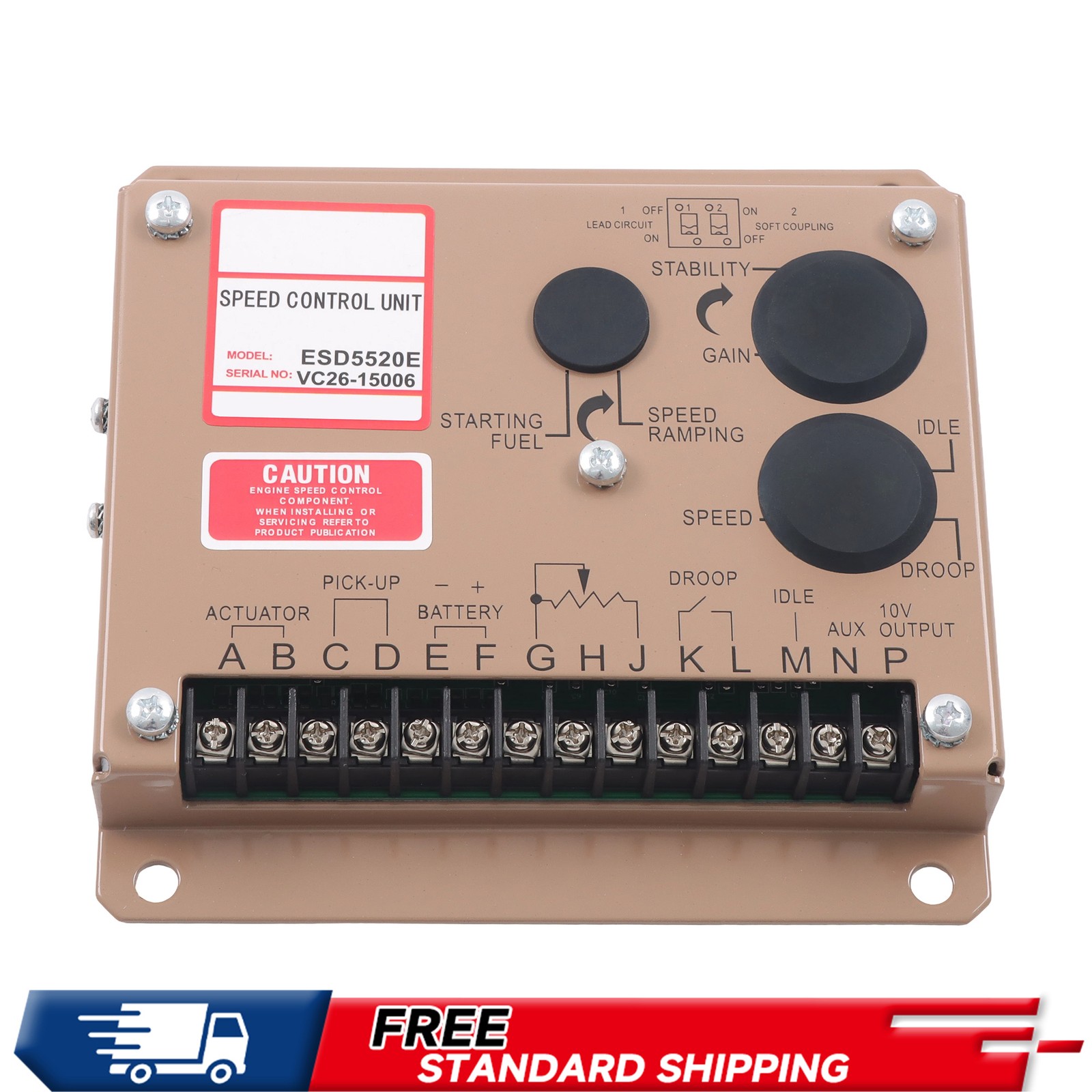 ESD5520E Speed Control Unit Generator Engine Governor Replacement