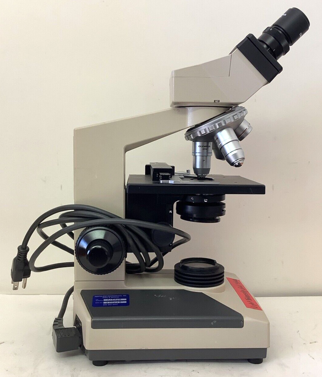 Olympus CH-2 CHT Binocular Microscope w/ 4x, 10x, 40x, 100x Objectives #2