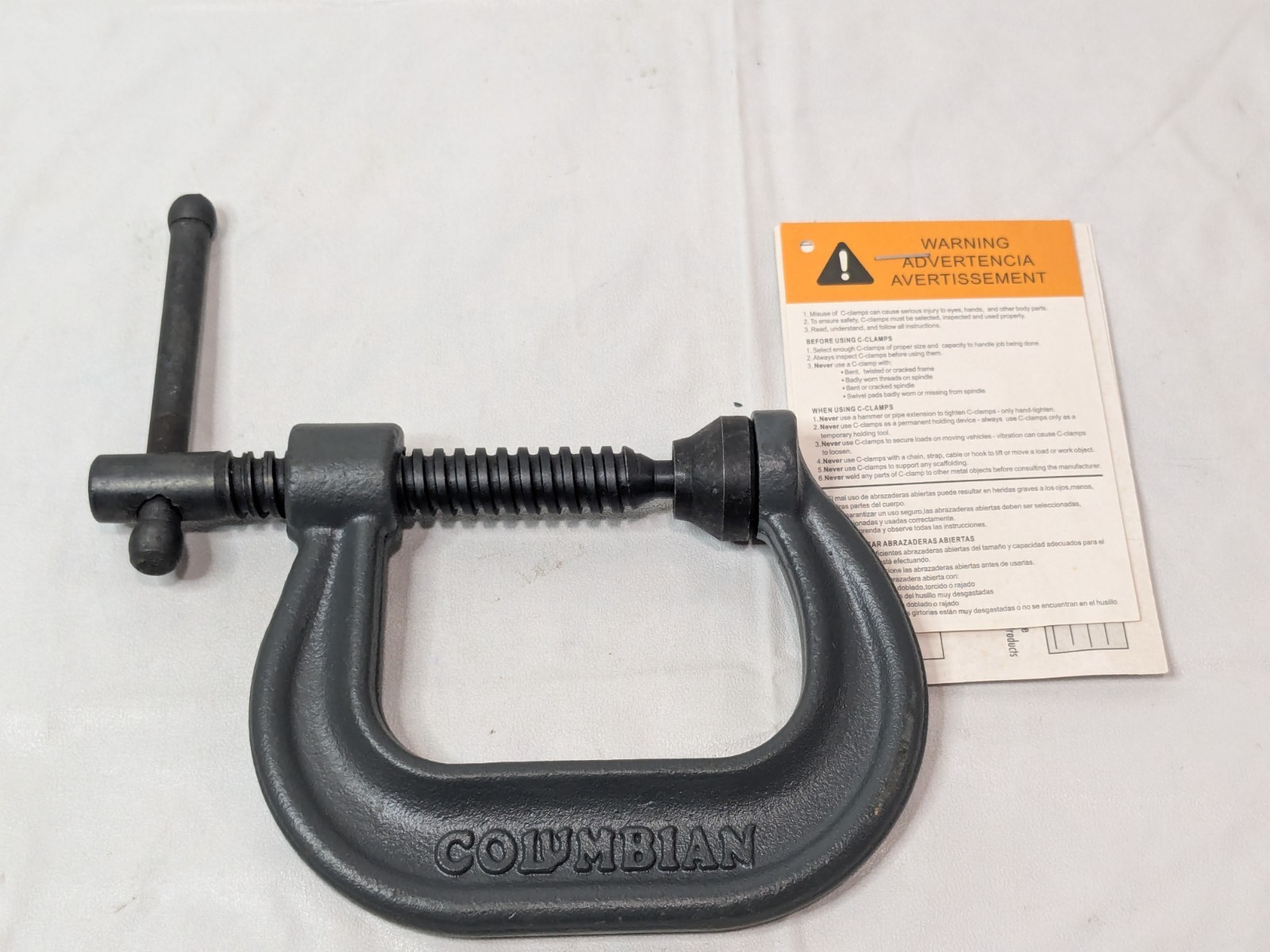 Wilton Tools COLUMBIAN 402 C-Clamp 2″ Max Opening 20301