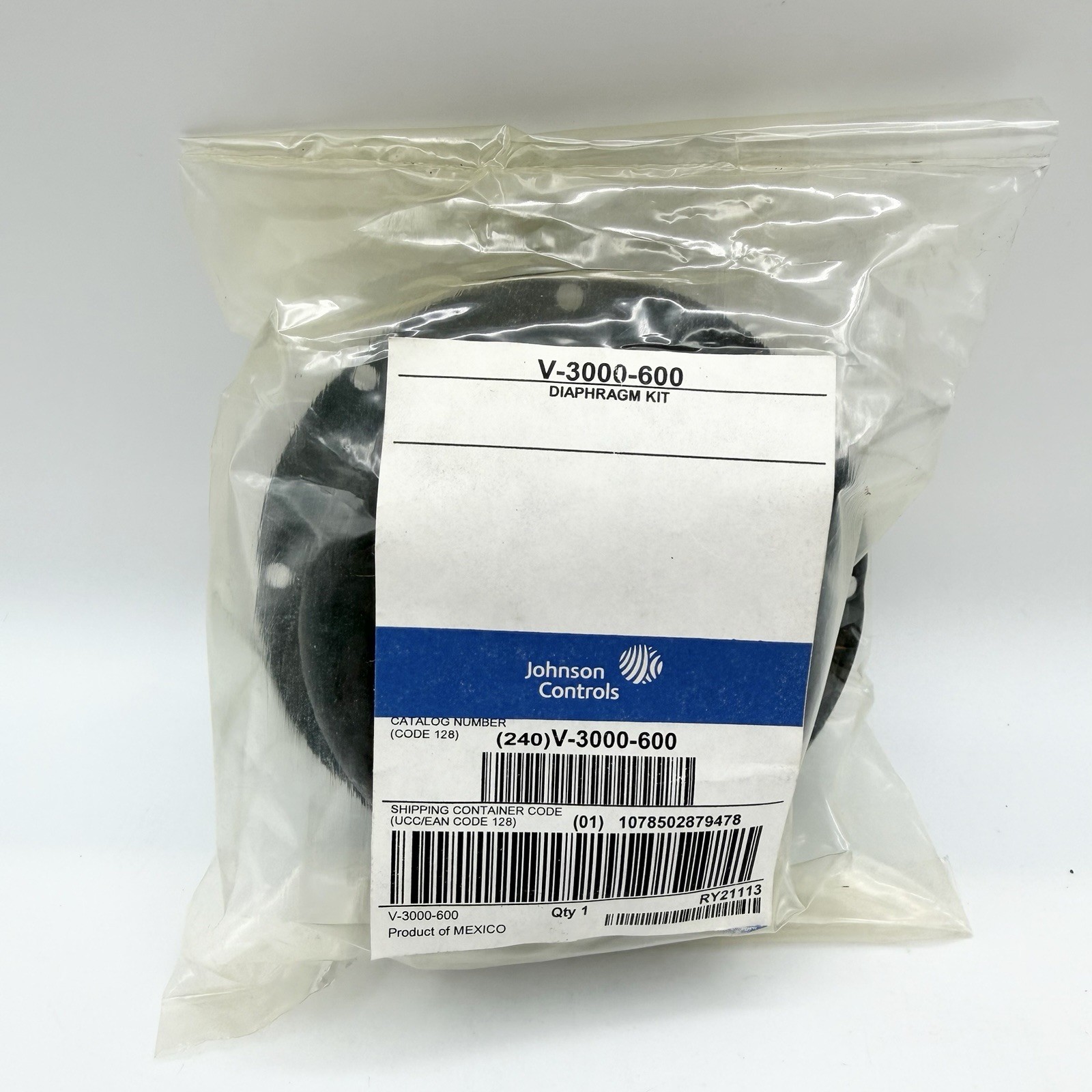 Johnson Controls V-3000-600 Diaphragm Repair Kit Pneumatic Valve Actuator NOS