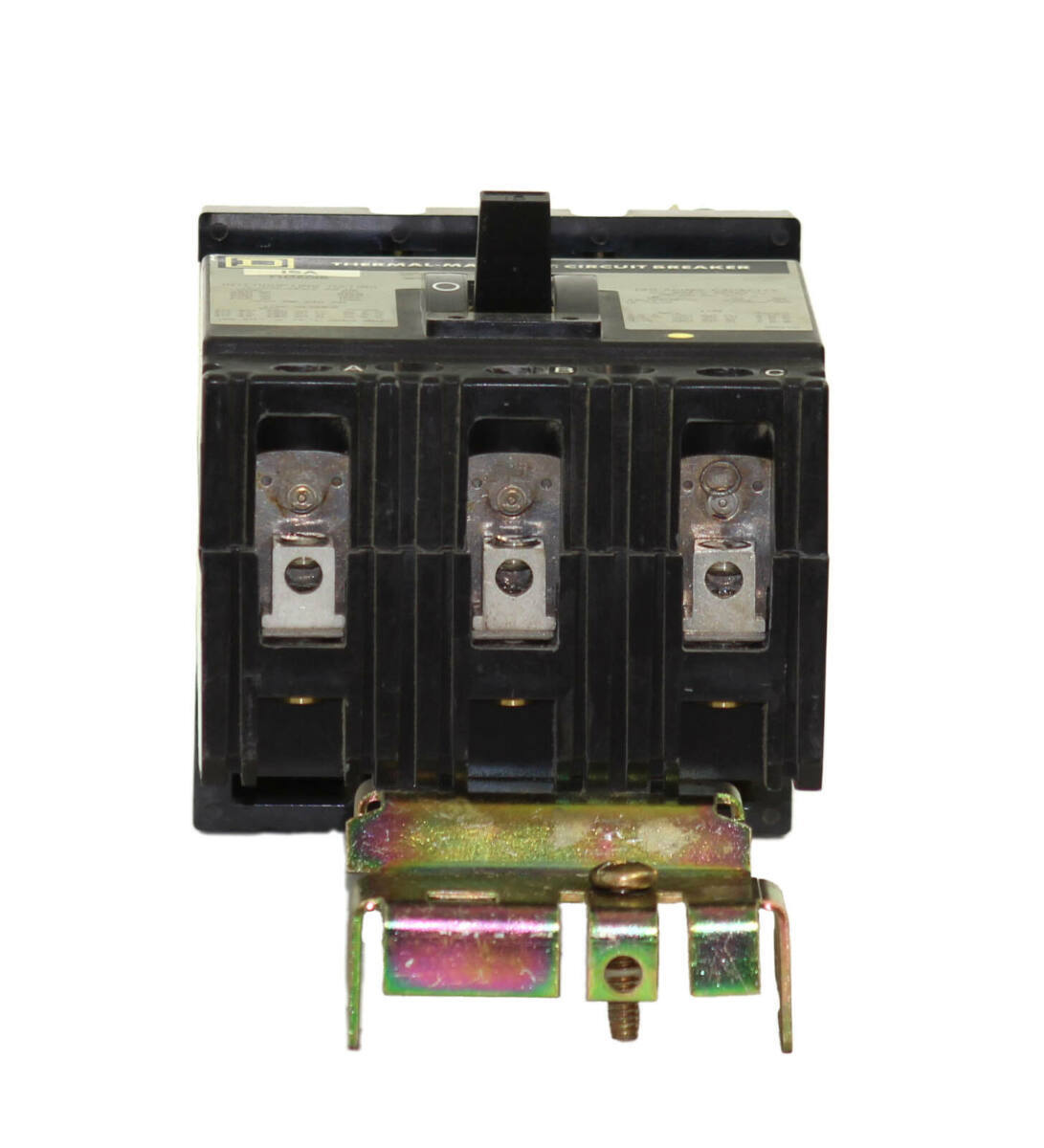 Square D FH36015 Breaker 15A 3‑Pole 600V 18kA I‑Line Thermal Magnetic 3‑Phase