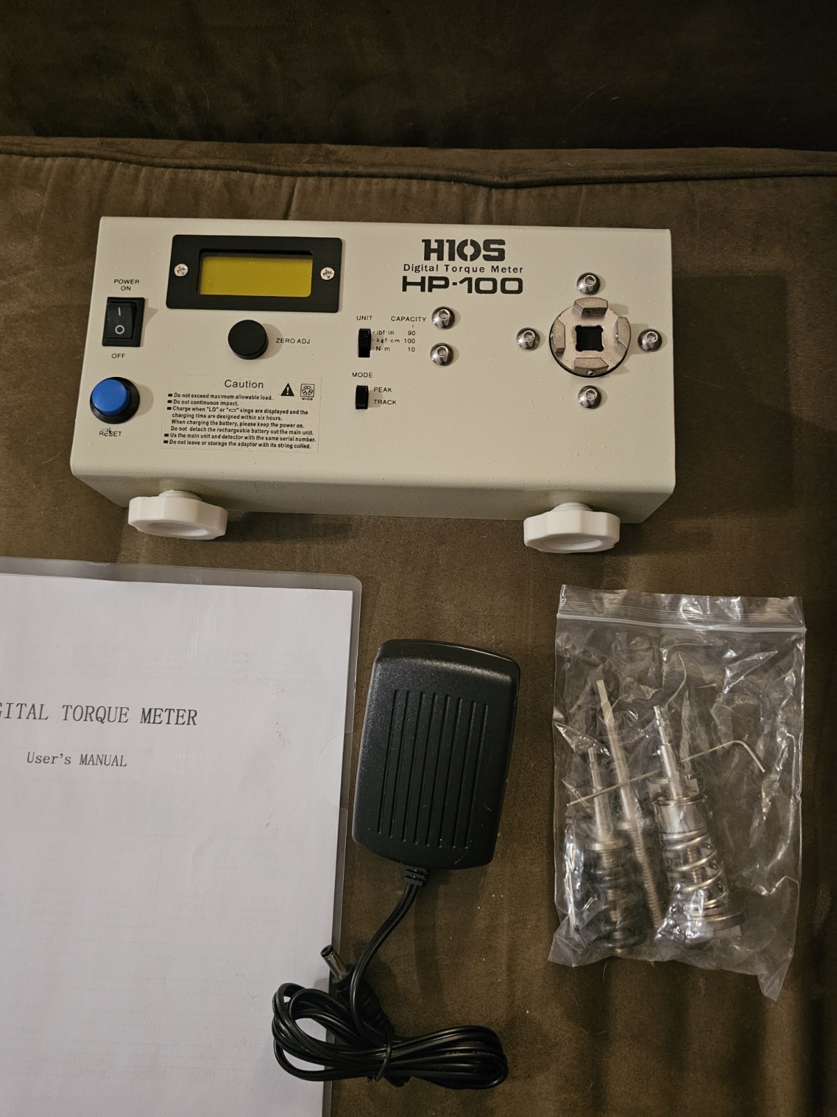 HP-100 Digital Torque Meter, Torsion Meter Screw Driver Wrench Measure Tester