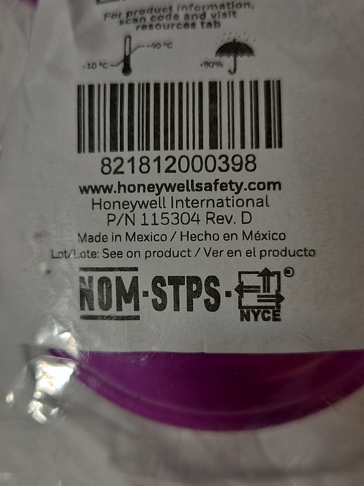 Lot of 6 Pairs Sets Honeywell North P100 Respirator Cartridge 7580P100