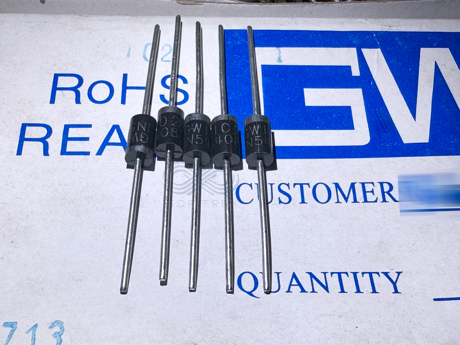 25Pcs 1N5408 GOOD WORK 1000V 3A Rectifier Diode 1kV DO-27
