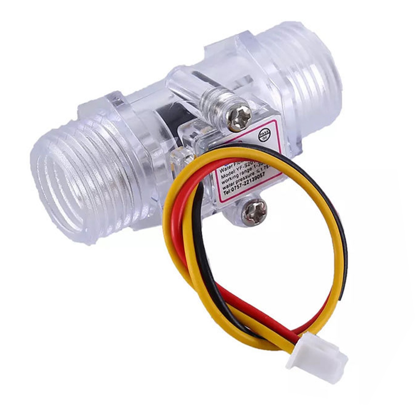 1-30L/min G1/2″ Water Flow Hall Sensor Switch Flow Meter Mini Flowmeter Counter
