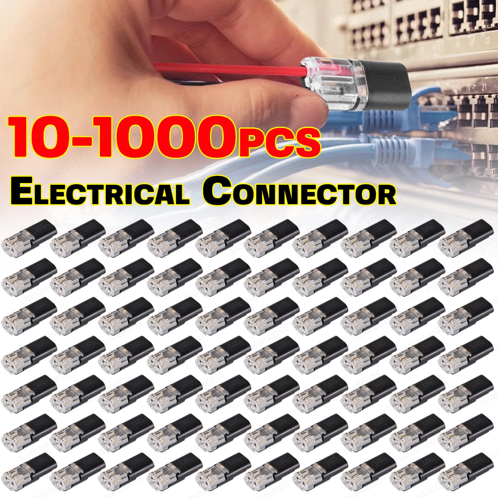 2 Pin Waterproof Electrical Connector for Car Automotive Wire Plug Terminal LOT