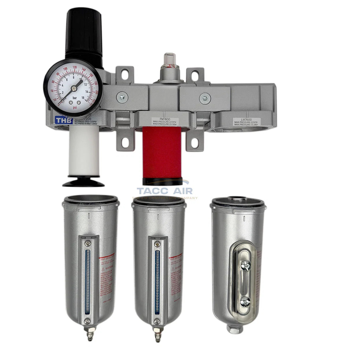 1/2″ NPT Air Compressor Regulator Filter Dryer Coalescing Desiccant System