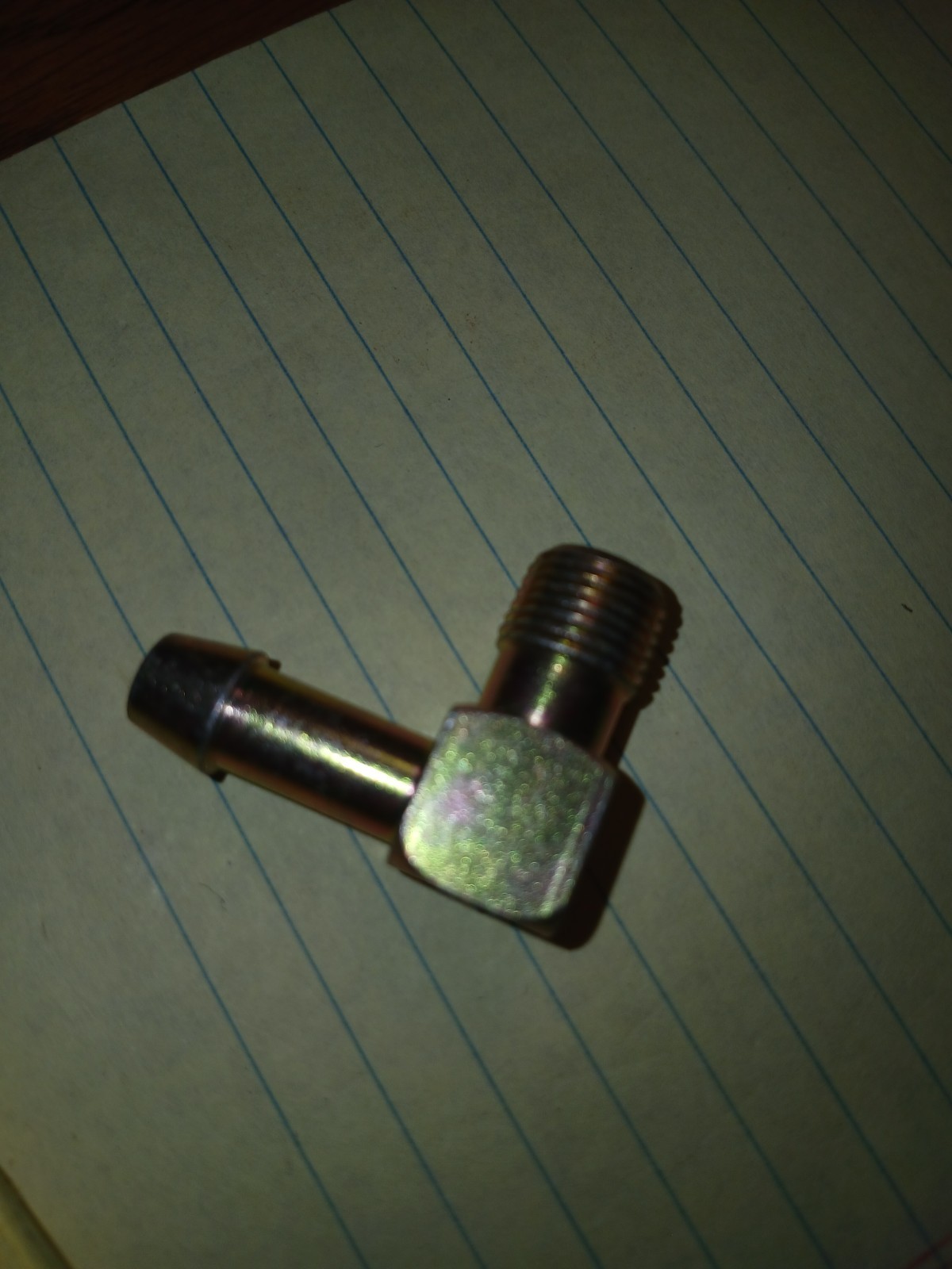 Brass Hose Barb Fittings – 90 Degree Elbow 1/4″ Barb to 1/8″ NPT Male 84314 M2