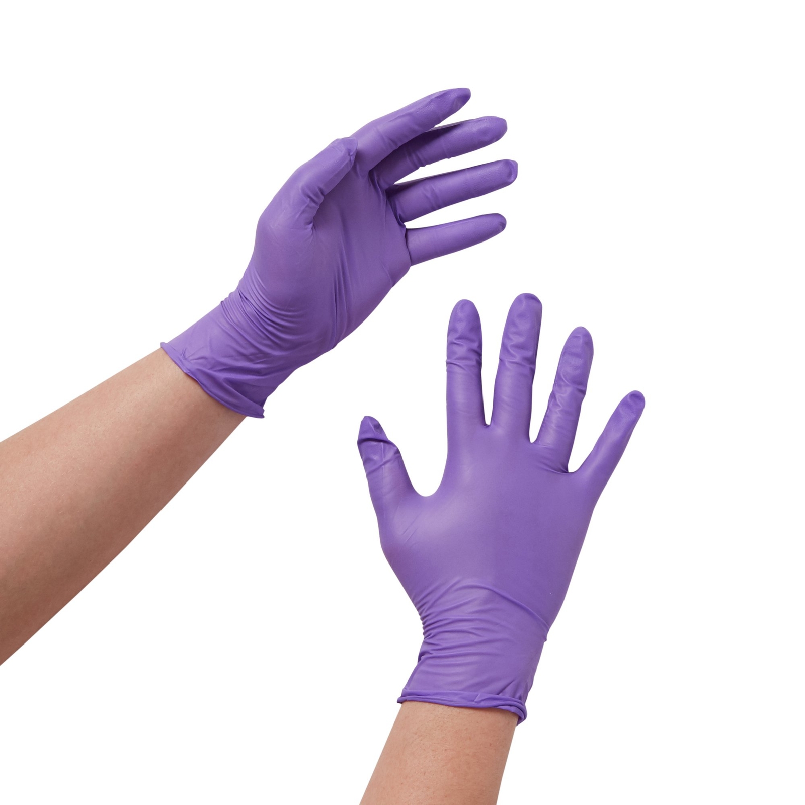 Purple Nitrile Nitrile Exam Glove Standard Cuff Length MEDIUM 1000 per Case