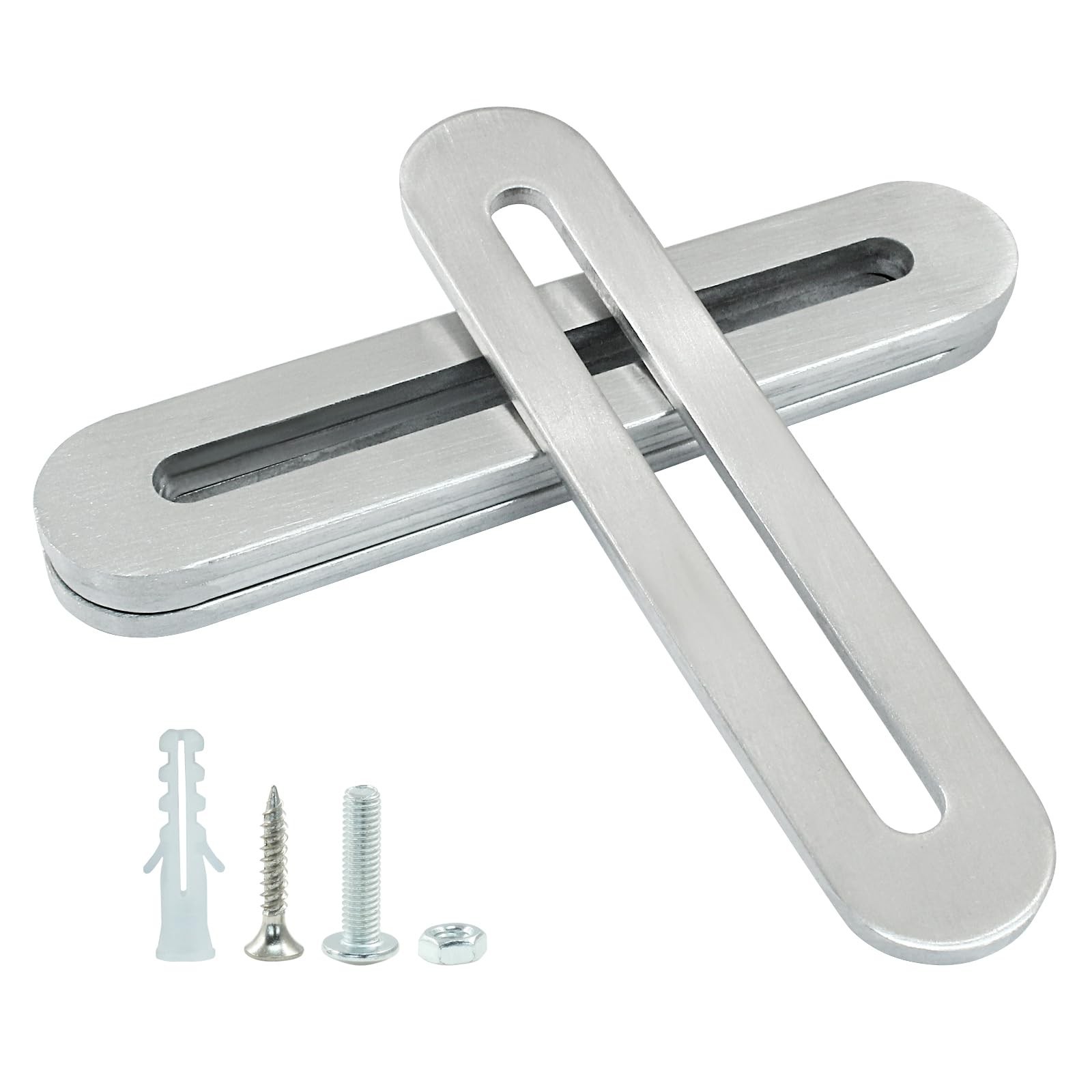 8 Pcs Adjustable Flat Mending Plate with Slot 90mm/3.54 Inch Straight Adjusta…