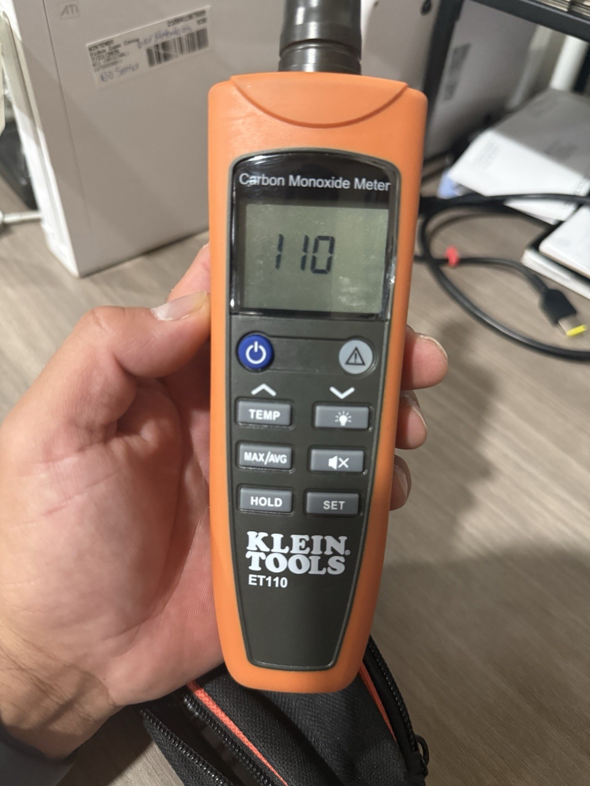 Klein Tools ET110 Carbon Monoxide Detector Meter ET110