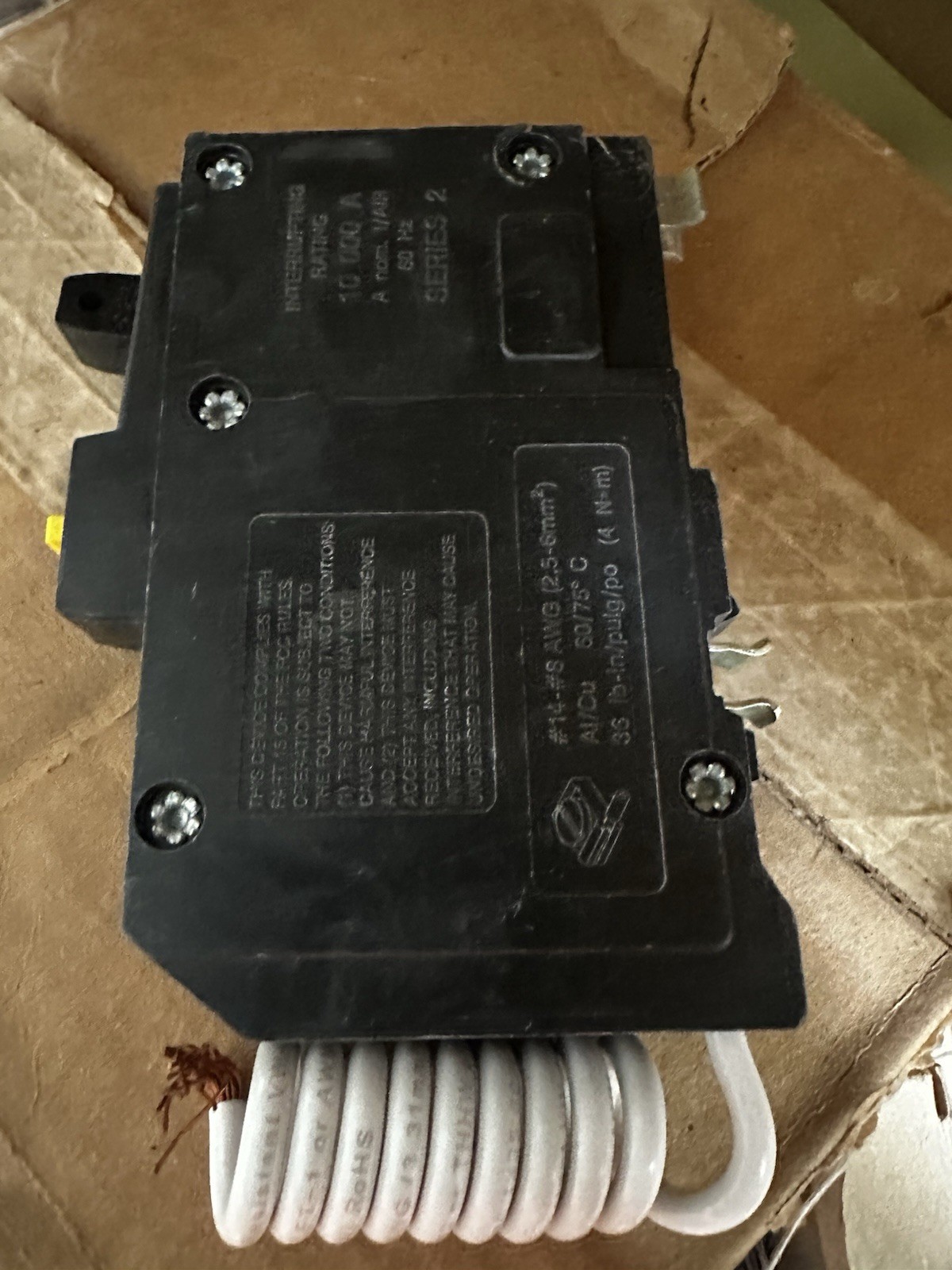 Square D QO120GFI 20A 1 Pole 120V Ground Fault Circuit Breaker NEW
