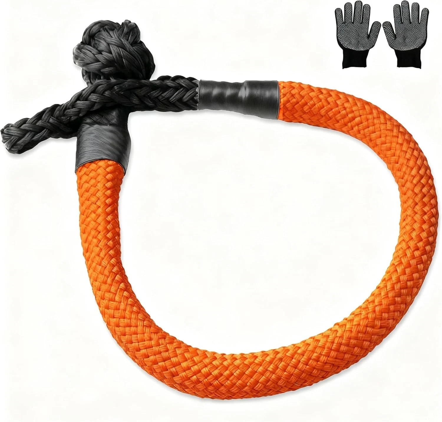 Large Synthetic Soft Shackle 1 Inch X 36 Inch Rope Shackle Recovery Kit (66000 L