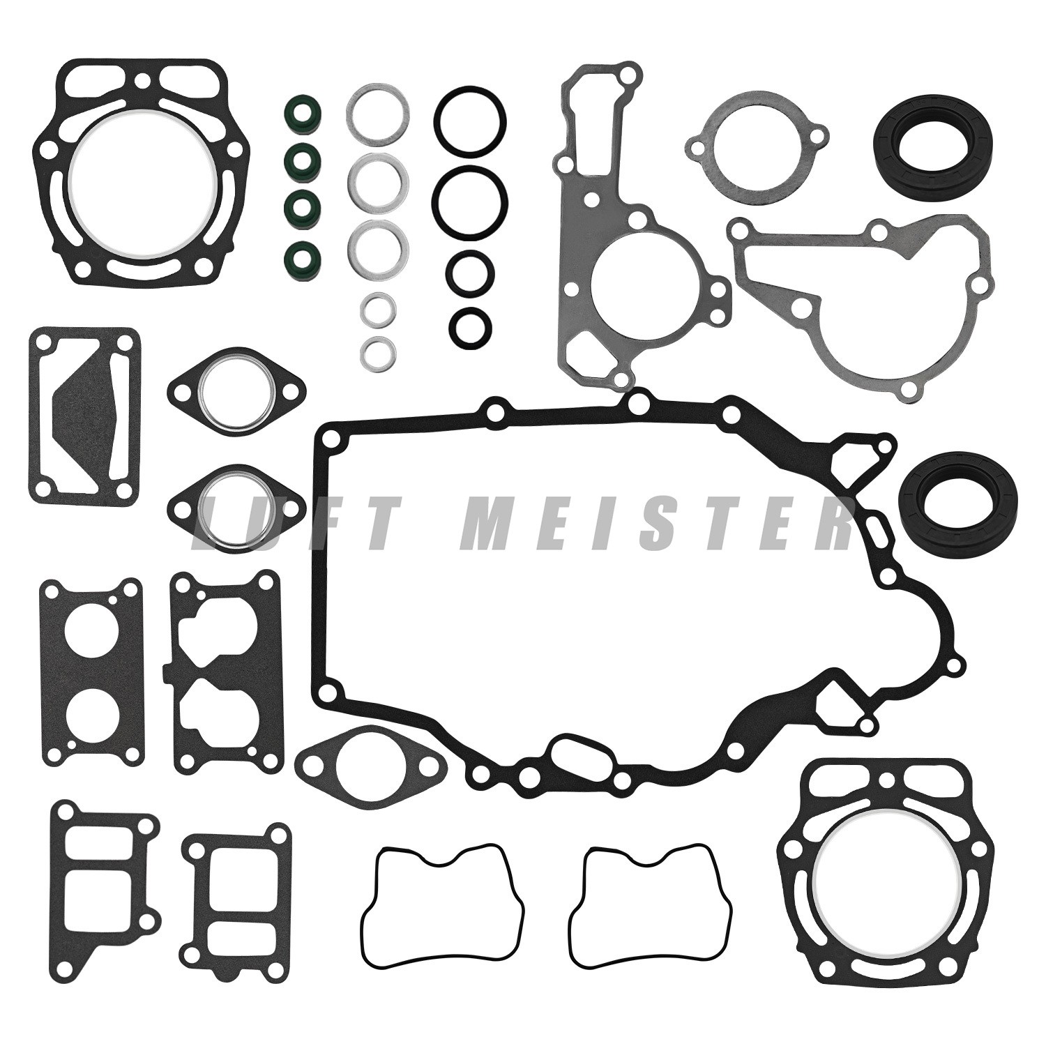 For John Deere 445 425 F911 Kawasaki FD620 D FD661 D Engine Rebuild Gasket Set
