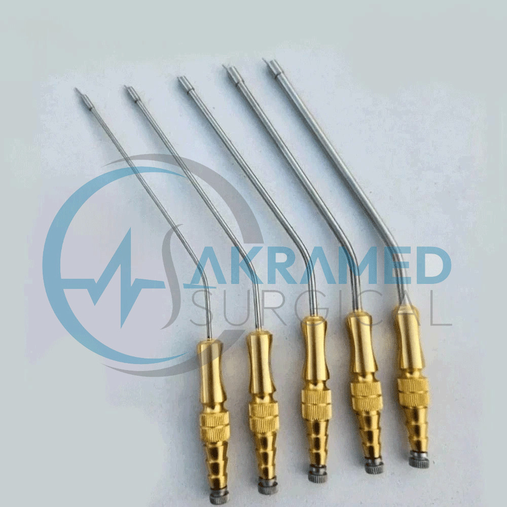 Frazier Suction Tube With Atraumatic Tip 6 To 14FR 5 PCs Set Surgical Instrument