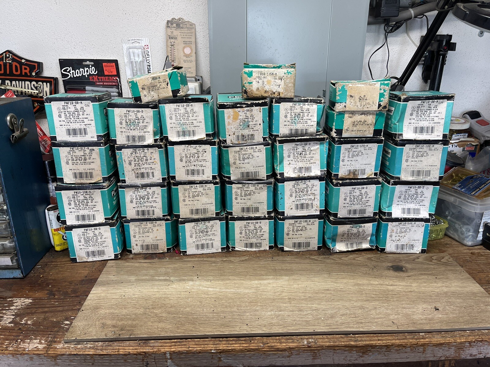 Genuine Panduit wire connectors – lot of 2000+ over 5 lbs mixed lot Ships Today
