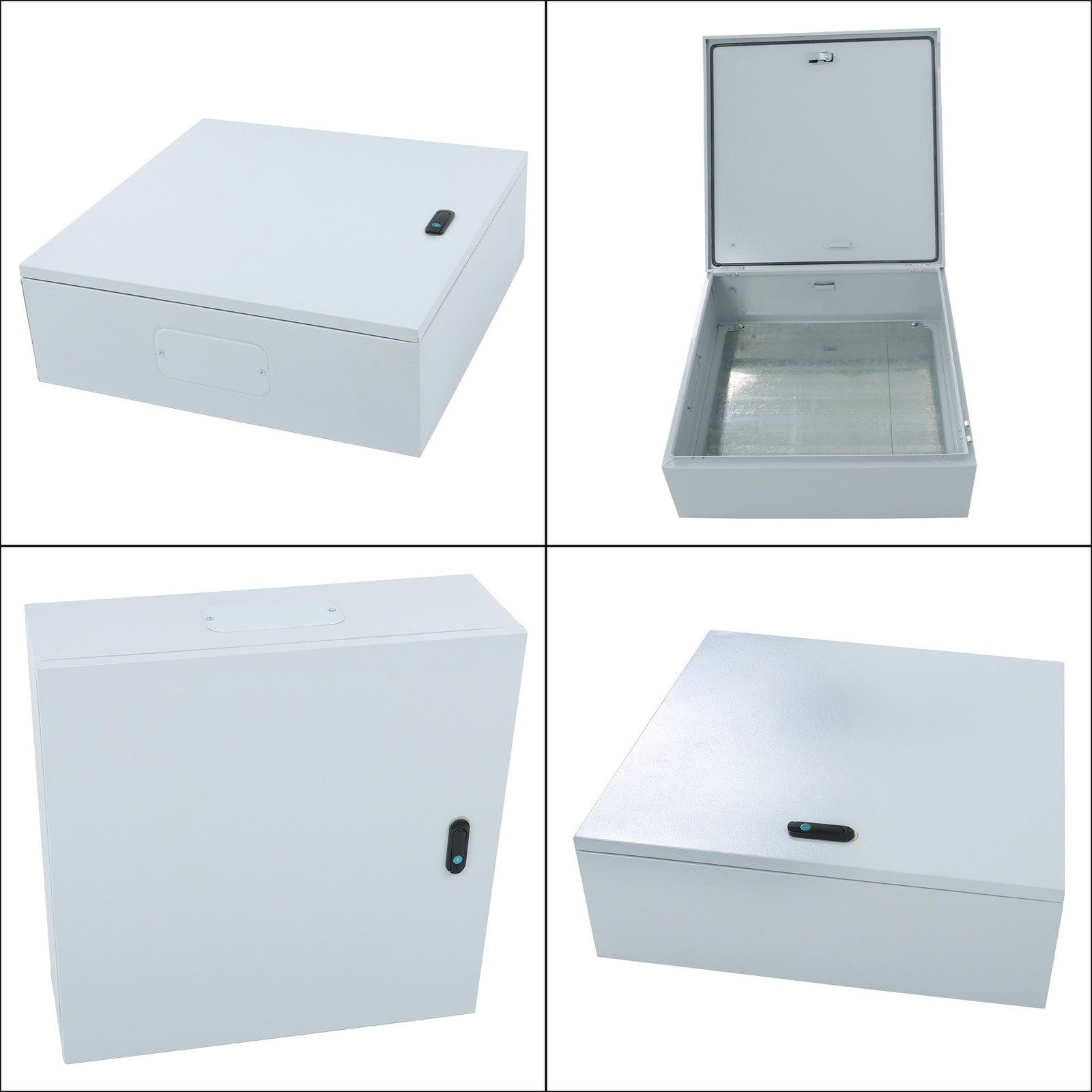 24x24x8″ Industrial Steel Enclosure Electrical Box NEMA 4X IP66 w/Mounting Plate