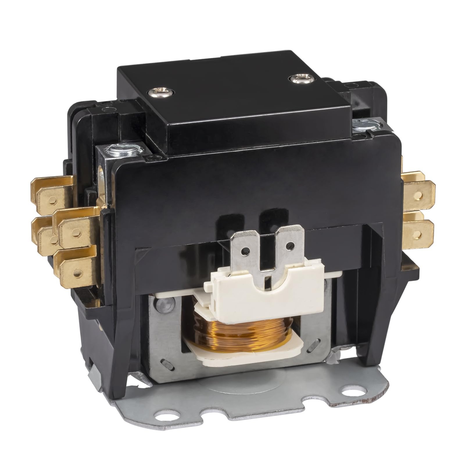 VEXUNGA 2 Pole 40 Amp 120 VAC Coil AC contactor 2P 40A 120V 50/60Hz black