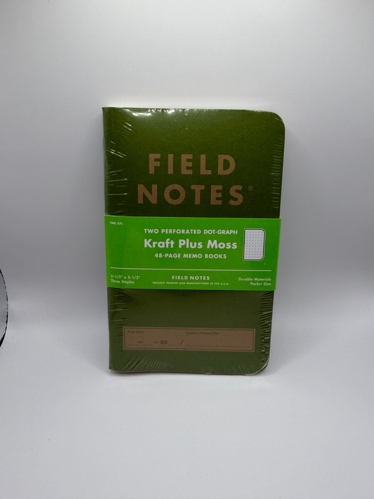 Field Notes KRAFT PLUS FNC-57 WINTER 2022 – FOUR PACK SEALED LOT