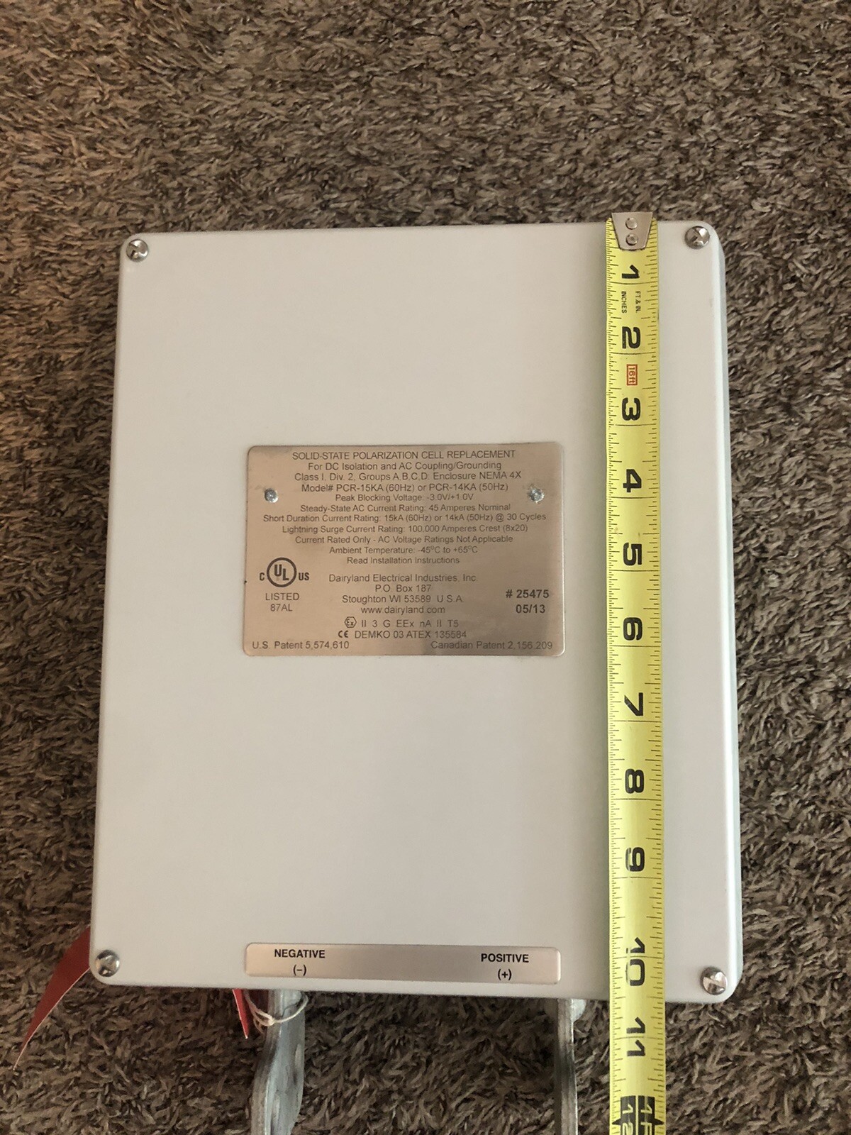 Dairyland Electrical PCR-15KA Polarization Cell Brand New with Hardware VF10
