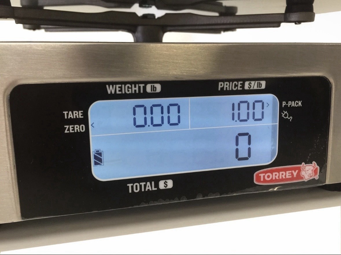 Tor-Rey LPC-40L 40Lb Portable Digital Computing Scale NTEP Legal for Trade