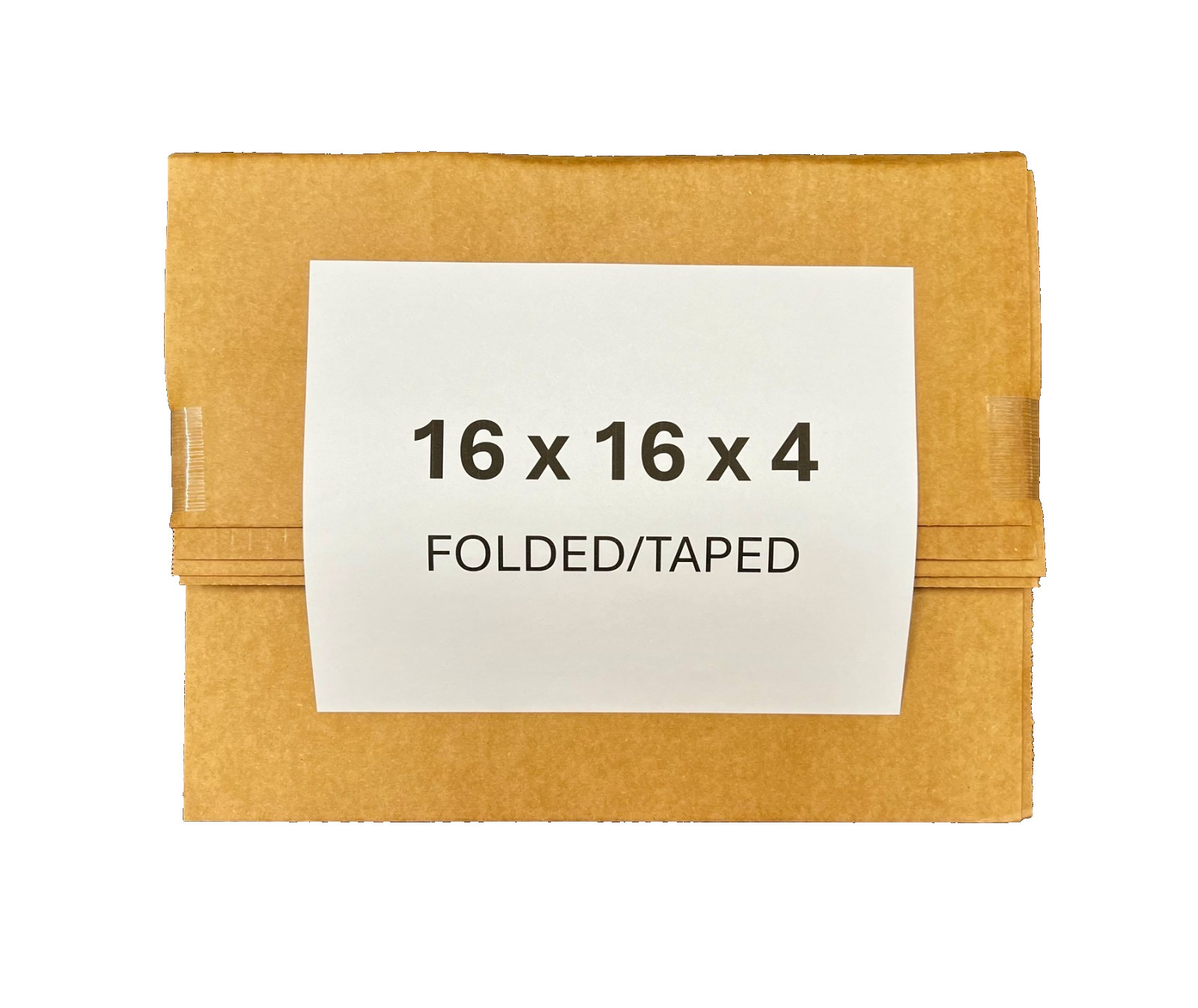 16″ x 16″ x 4″ Cardboard Corrugated Box – SINGLE BOX