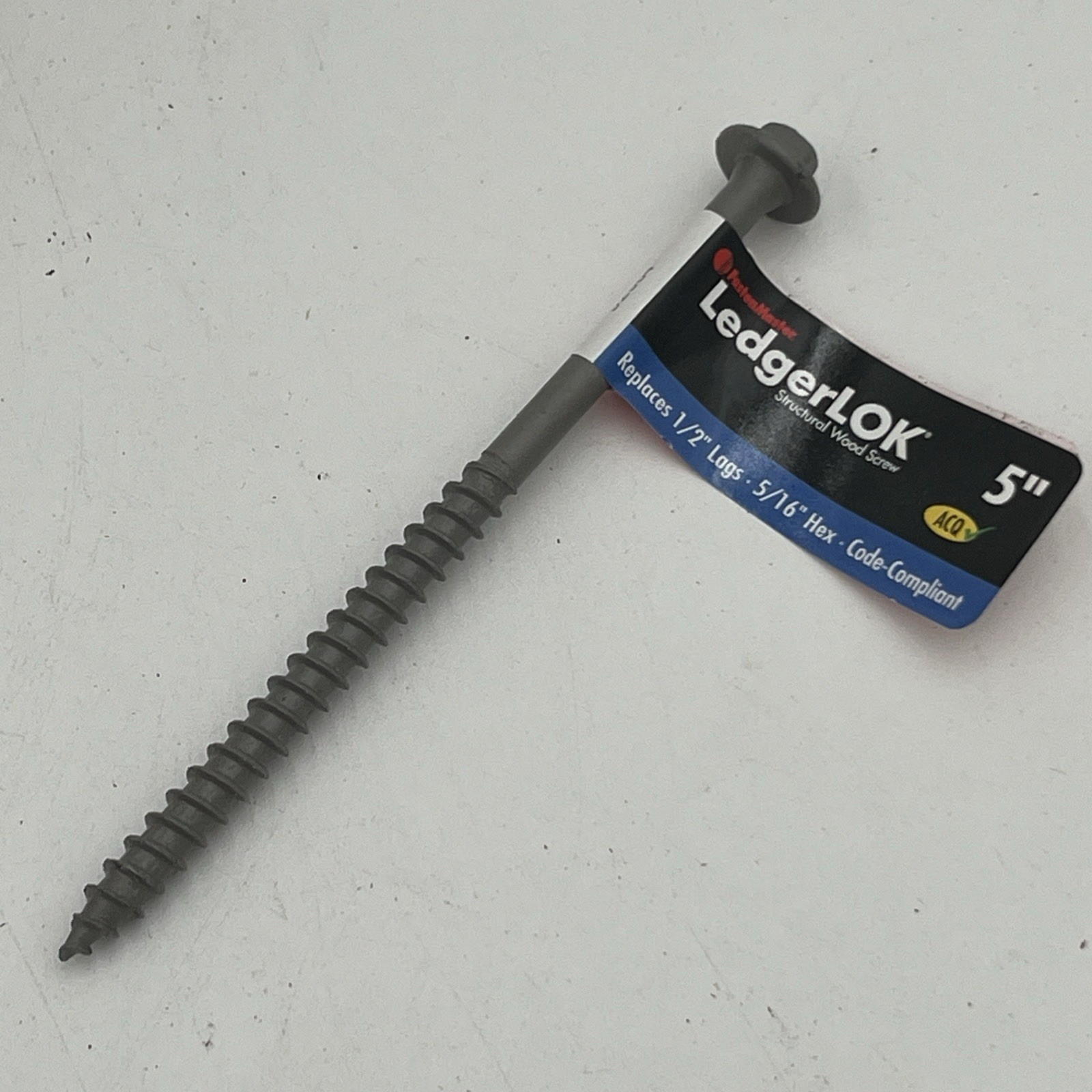 NEW!! 75-Pack FastenMaster LedgerLOK 5” Structural Wood Screws – FMLL005