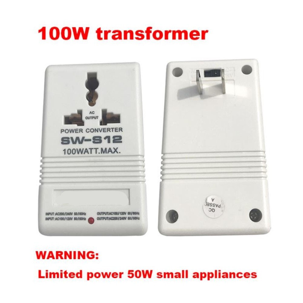 Power Converter Transformers 110V 120V To 220V 55Hz–60Hz AC117V-AC230V