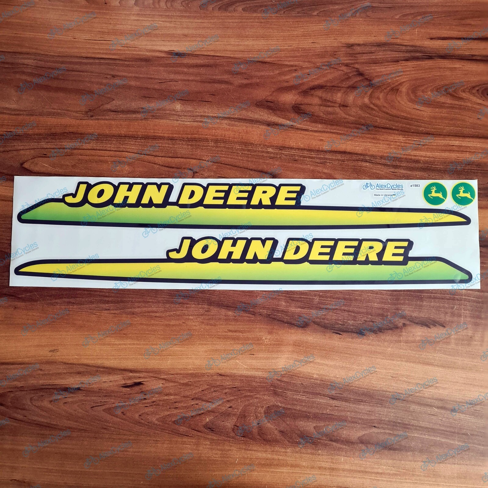 AM122823 Hood Top Stripes Decals LT133 LT155 LT166 LTR155 LTR166 fits John Deere