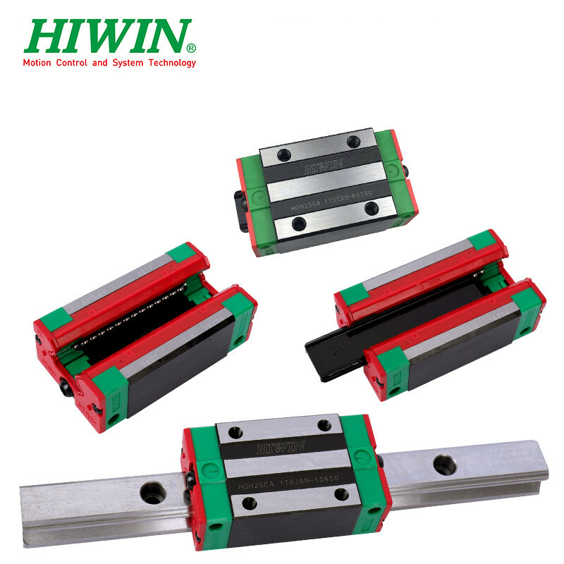 CNC Router HIWIN HGR20 HGH20 Linear Guide Rail & 2pc HGH20CA HGW20CC Rail Block