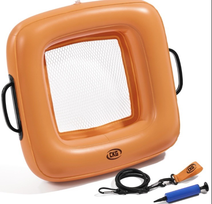CKG Floating Inflatable Shark Tooth Sifter | Beach & Water Recovery