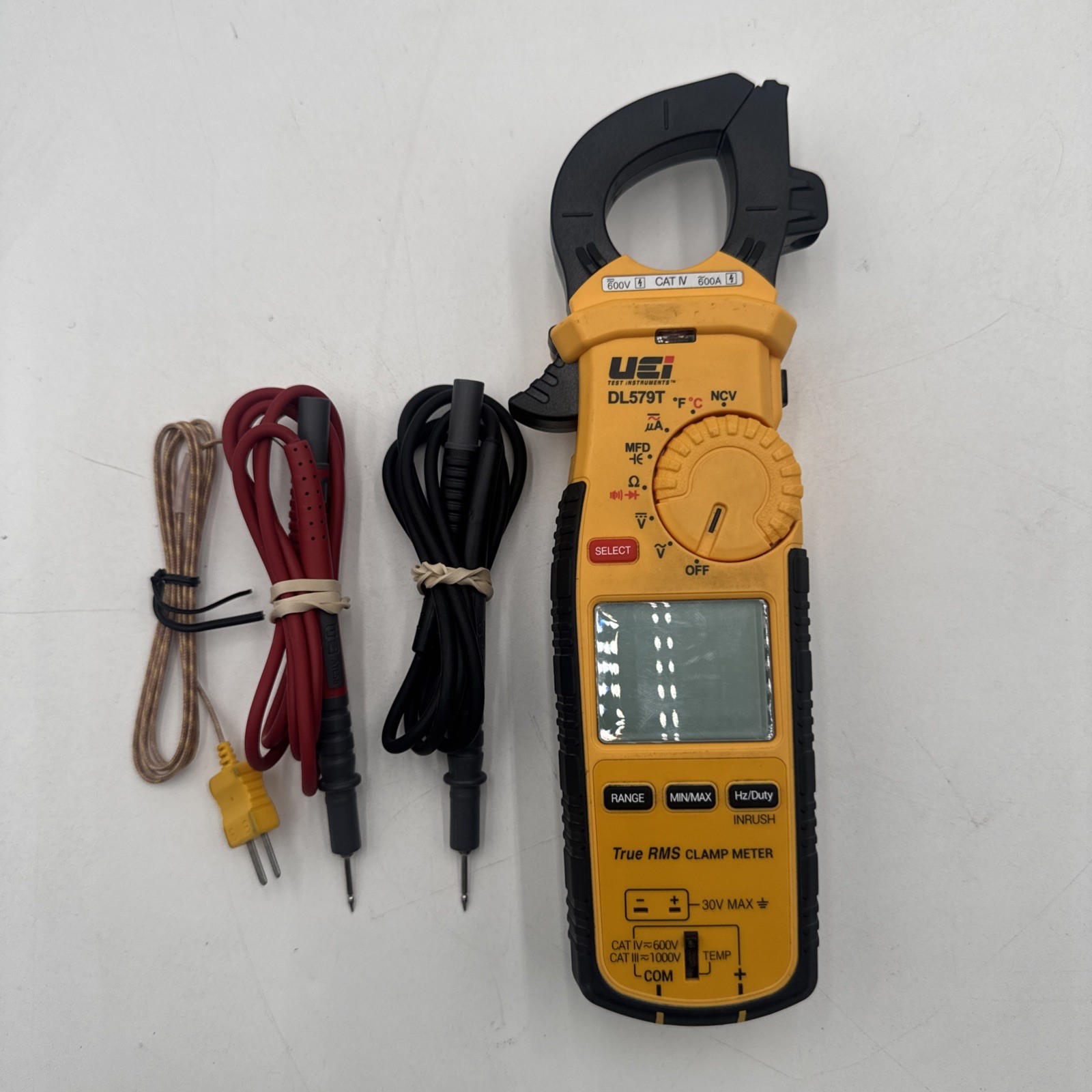 FREE SHIPPING!!!!! UEI DL579T Dual Display True RMS Clamp Meter W/ Leads!