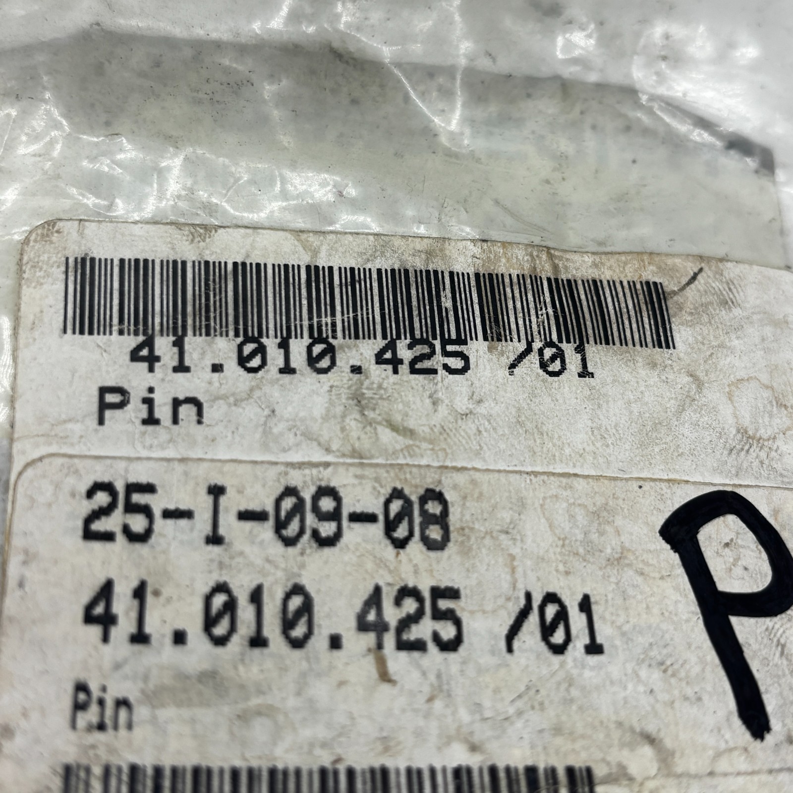 HEIDELBERG PIN HDM 41.010.425/01, 25-I-09-08 / 41010425/01 PIN 🎯