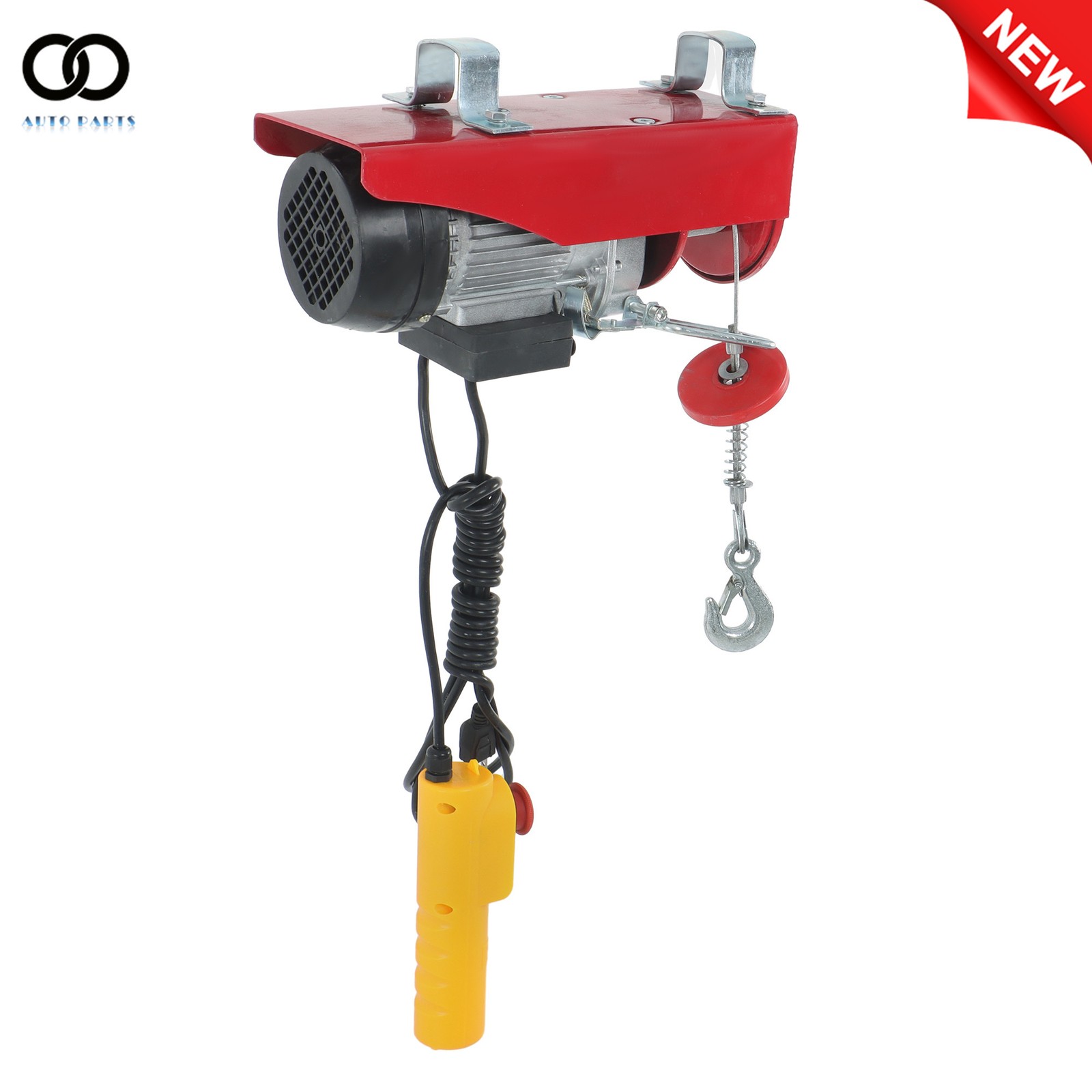 PA200 440lbs / 200kg Mini Electric Hoist 6.6 ft Wired Remote Control 110V