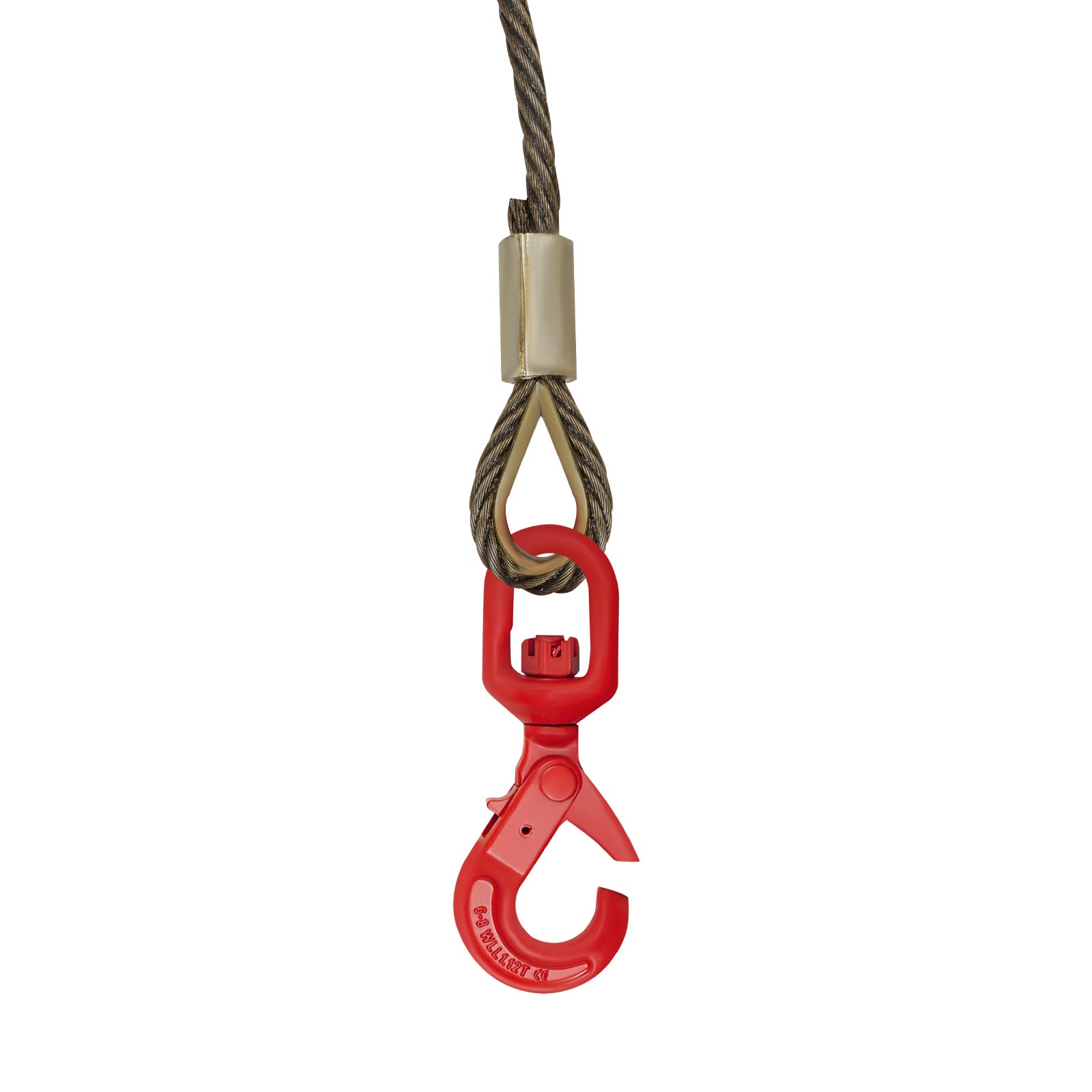 Wire Rope Winch Cable,Carbon Steel 3/8″x150ft Winch Cable with Self Locking Hook