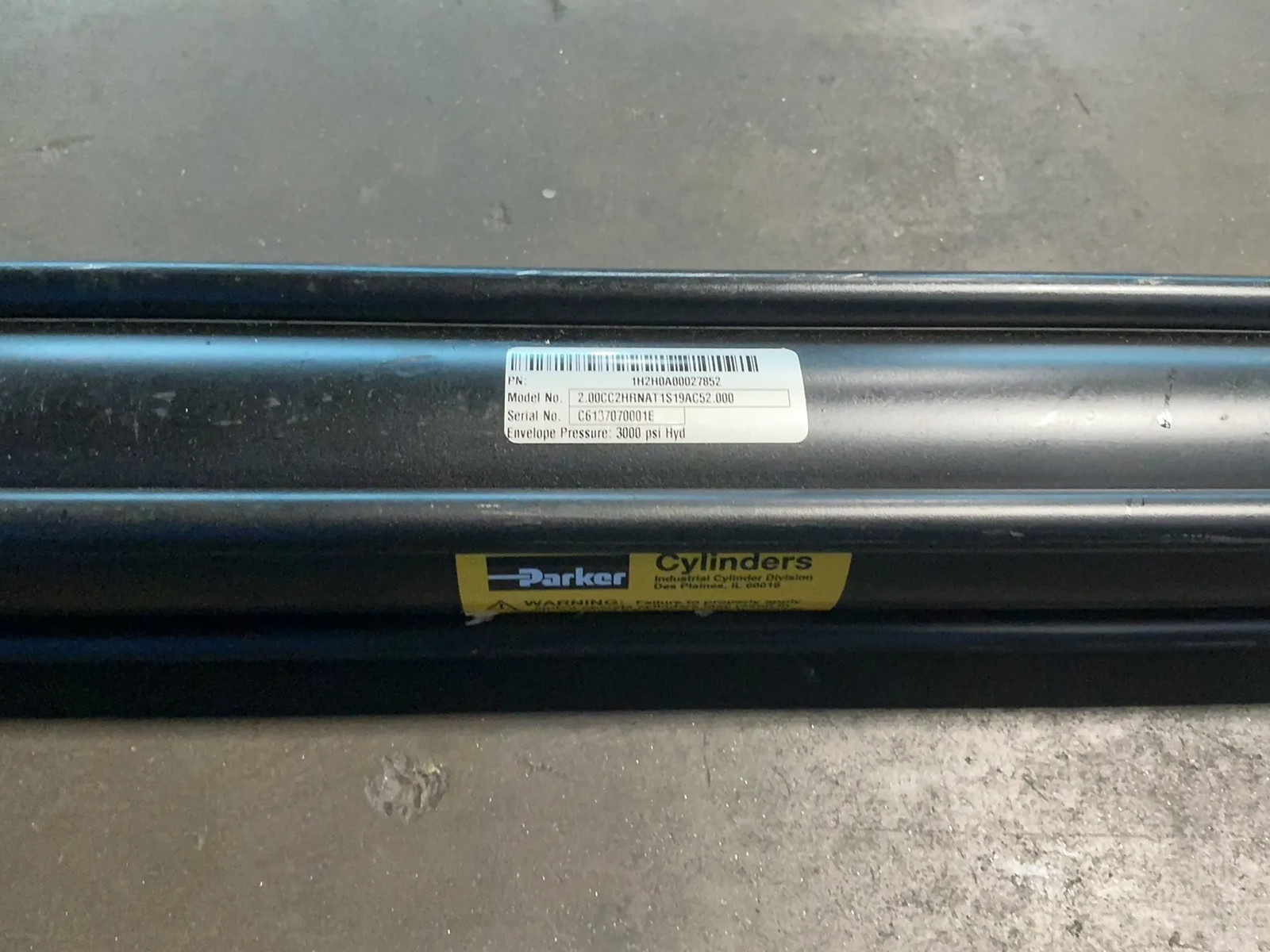 PARKER CYLINDER 2.00CC2HRNAT1S19AC52.000