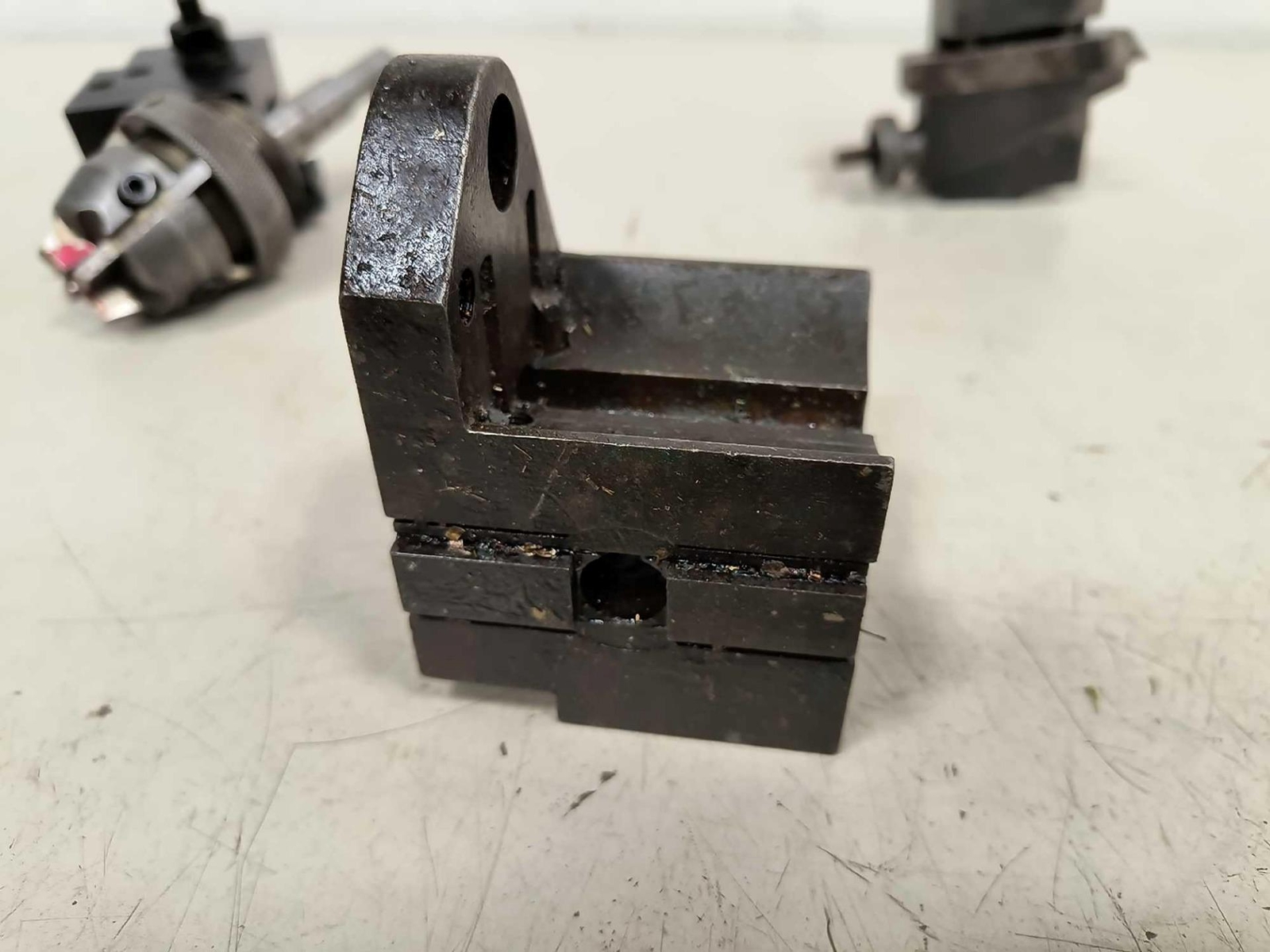 Pile of B&S & Somma Screw Machine Tool Holders Tool Post Circular Holders