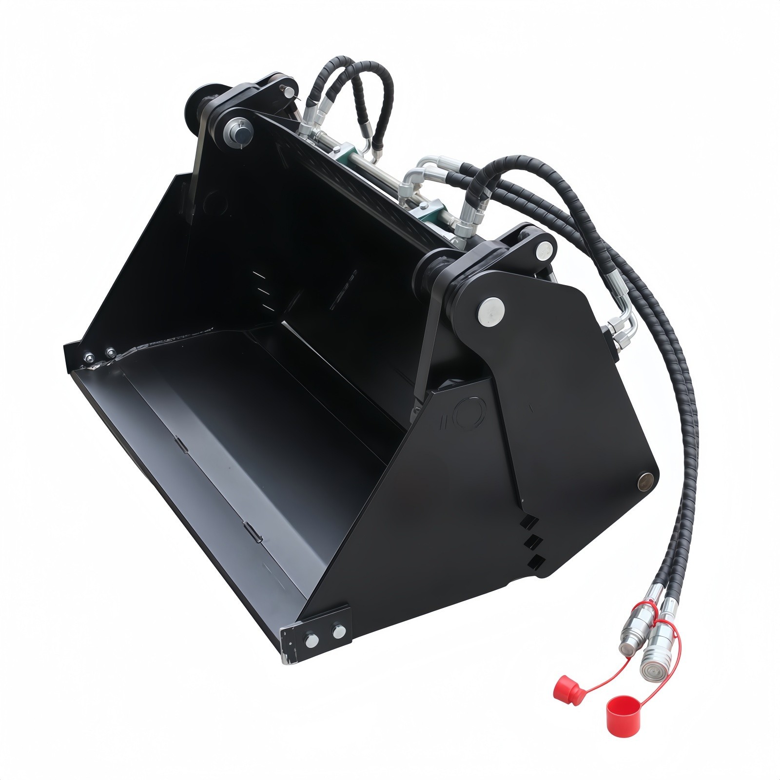 4-in-1 Combination Hydraulic Bucket Fits Mini Skid Steer Loader FREE SHIPPING